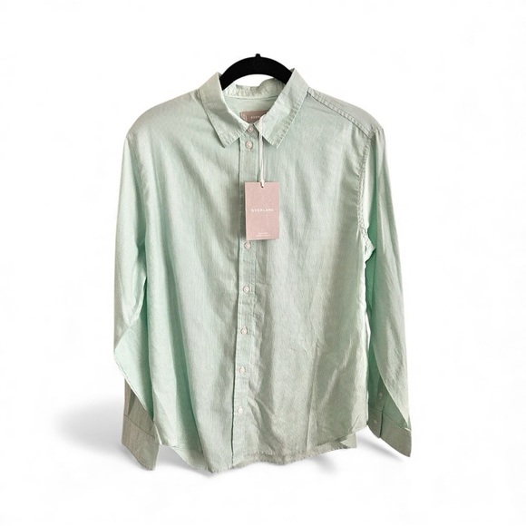 Everlane Tops - Everlane The Silky Cotton Relaxed Shirt Size 6 NWT